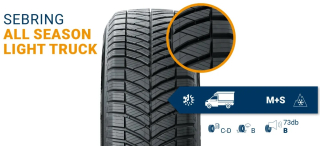 SEBRING 235/65R16 115R ALL SEASON LIGHT TRUCK